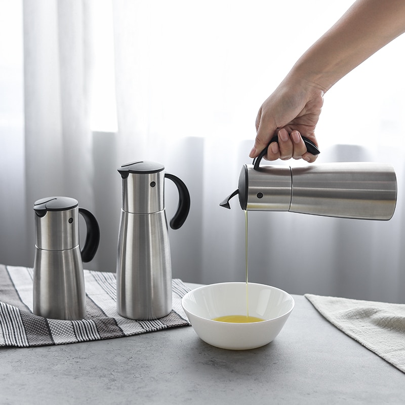 Custom Gravity Stainless Steel Olive Oil Dispenser 1 1