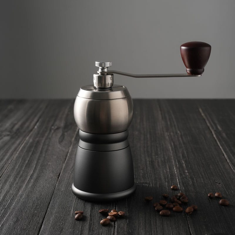 Custom Metal Manual Coffee Burr Grinder with Adjustable Stainless Steel Burr 1