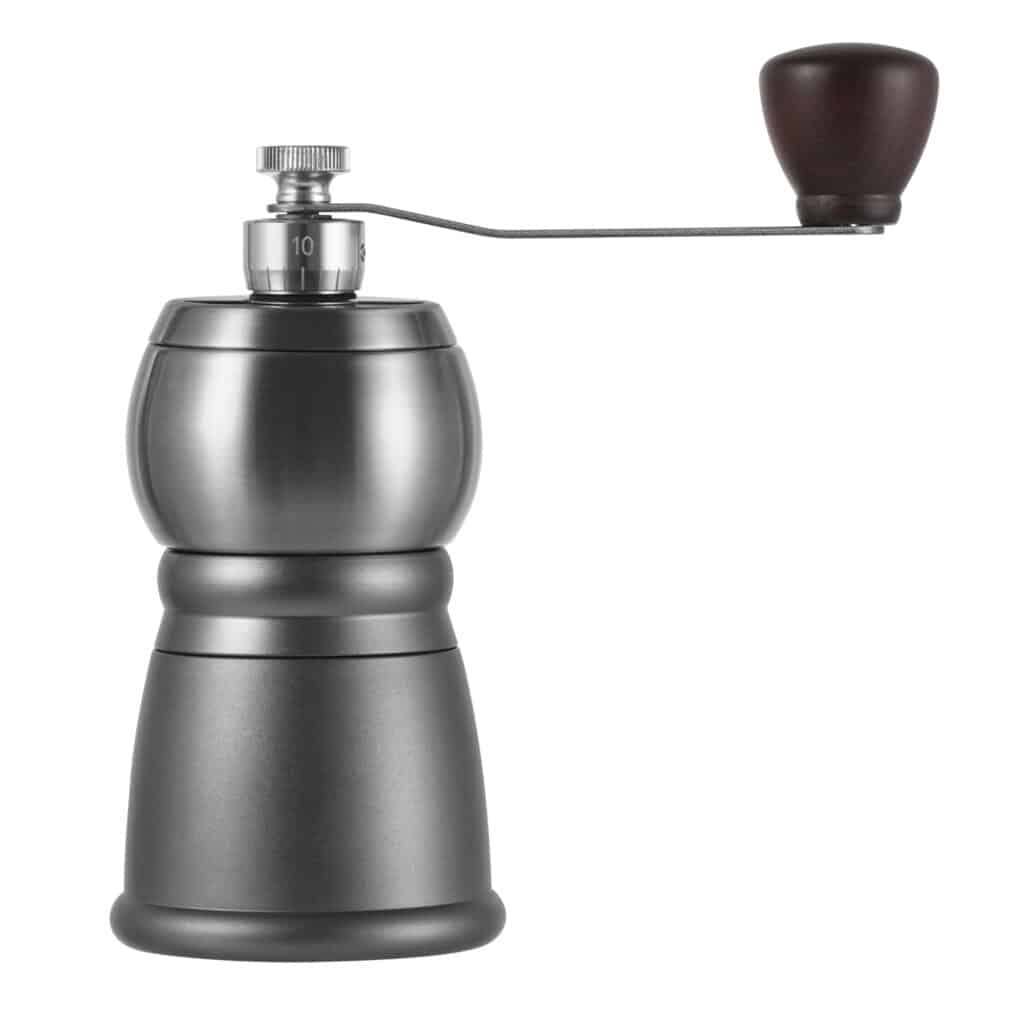Custom Metal Manual Coffee Burr Grinder with Adjustable Stainless Steel Burr 2