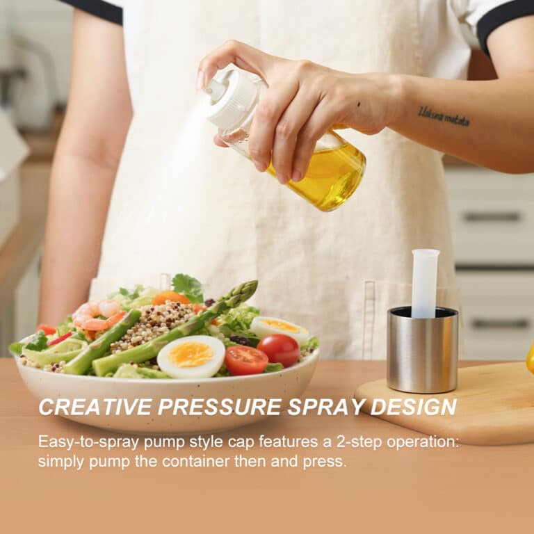 Custom Portable Olive Oil Sprayer with Fine Mist Pump 5