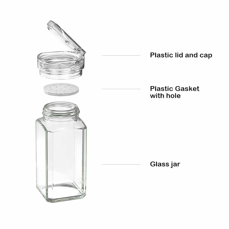 Custom Portable Plastic Spice Shaker 3