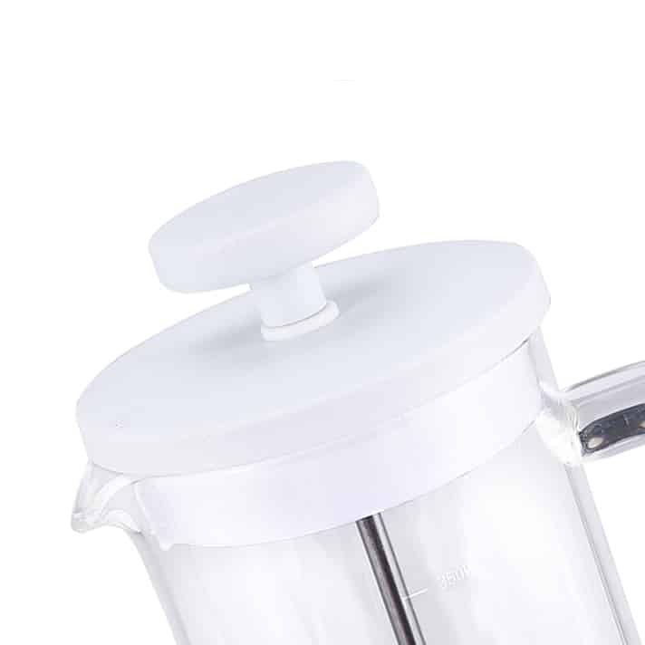 Custom Borosilicate Glass French Press with 188 Stainless Steel Filter 3