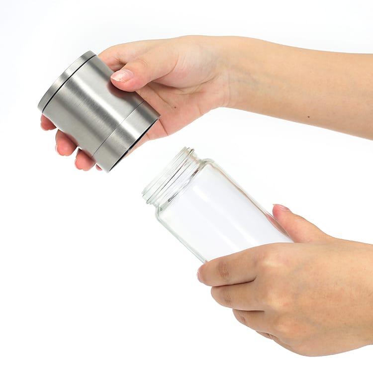 ODM Custom Manual Stainless Steel Salt and Pepper Grinder 4