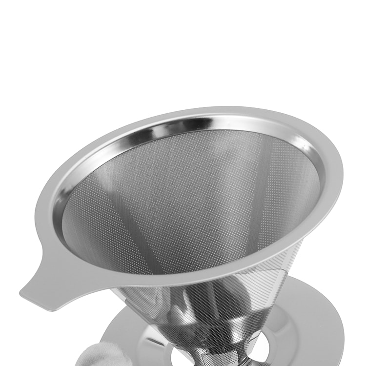 ODM Reusable Stainless Steel Coffee Filter with Stable Base 3