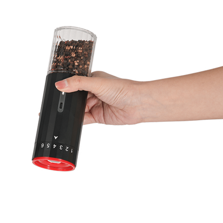 USB Rechargeable Gravity Electric Salt Pepper Grinder 6