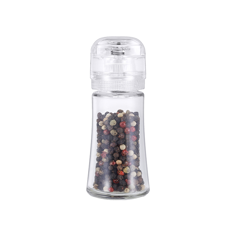 Custom Plastic Salt and Pepper Grinder with Flip Top Lid 2