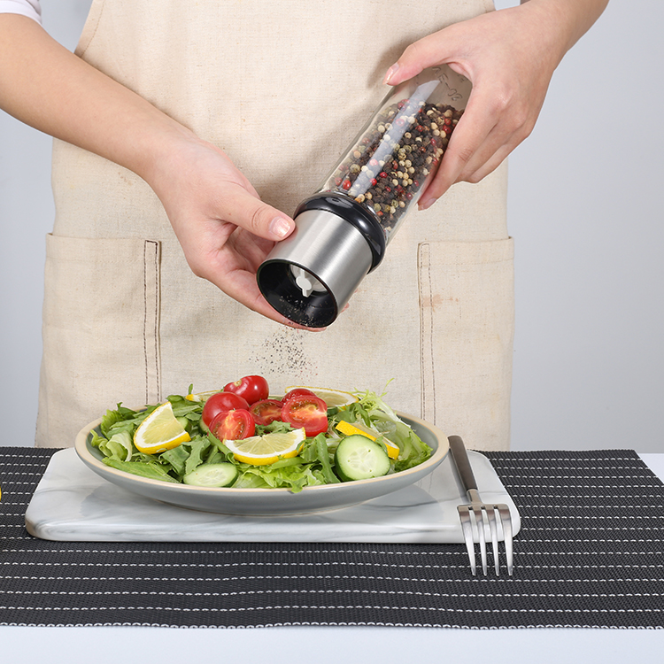 Customize Big Capacity Manual Salt and Pepper Mill 1