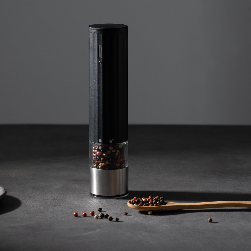 ODM USB Rechargeable Electric Salt and Pepper Grinder with Ceramic Burr 1