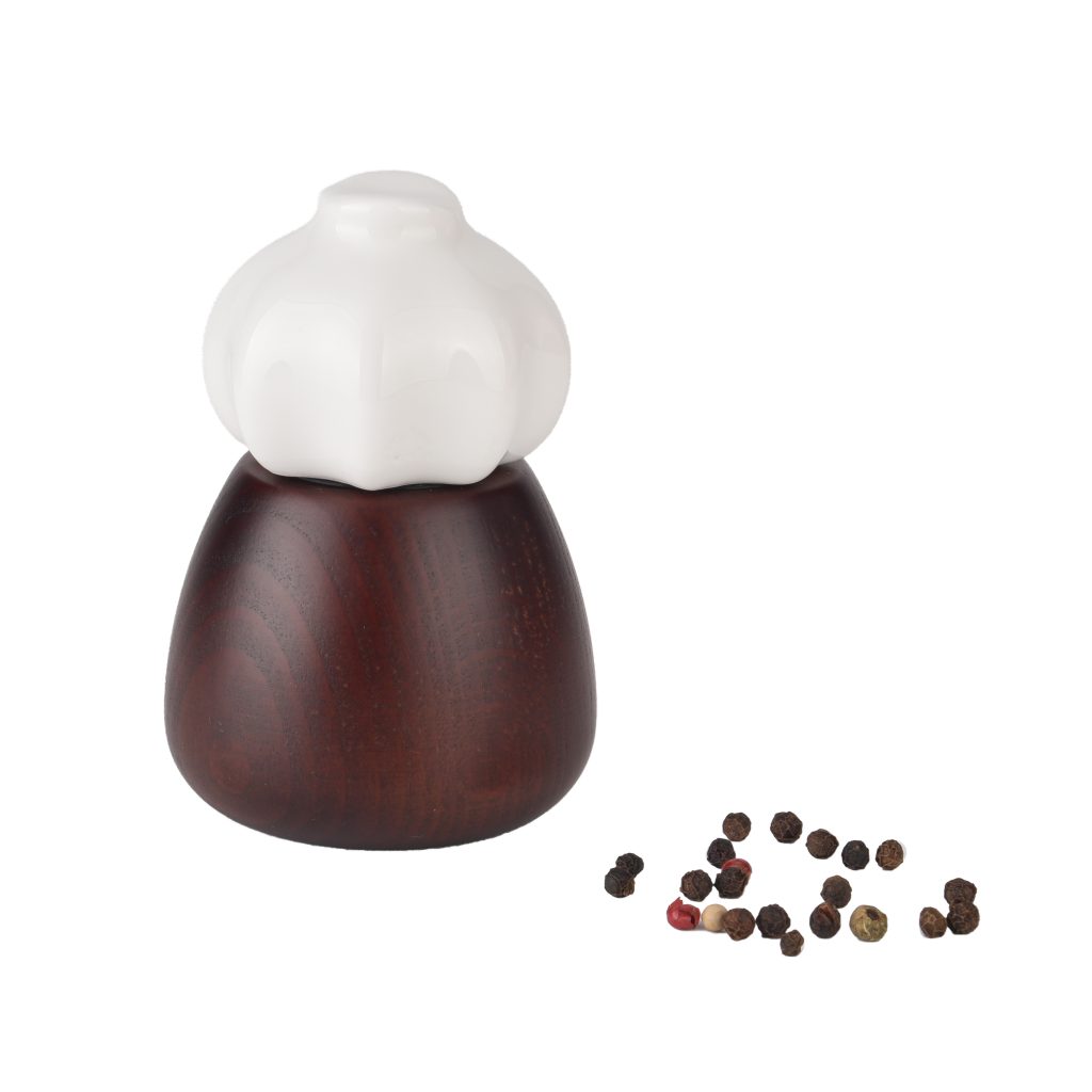 OEMODM Portable Wooden Manual Salt and Pepper Mill 3