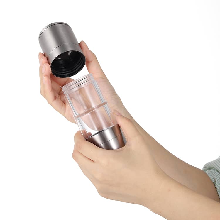 Custom Dual Combination Spice Mill with Adjustable Ceramic Burr 3