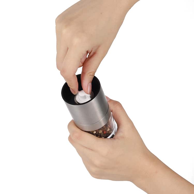 Custom Dual Combination Spice Mill with Adjustable Ceramic Burr 4