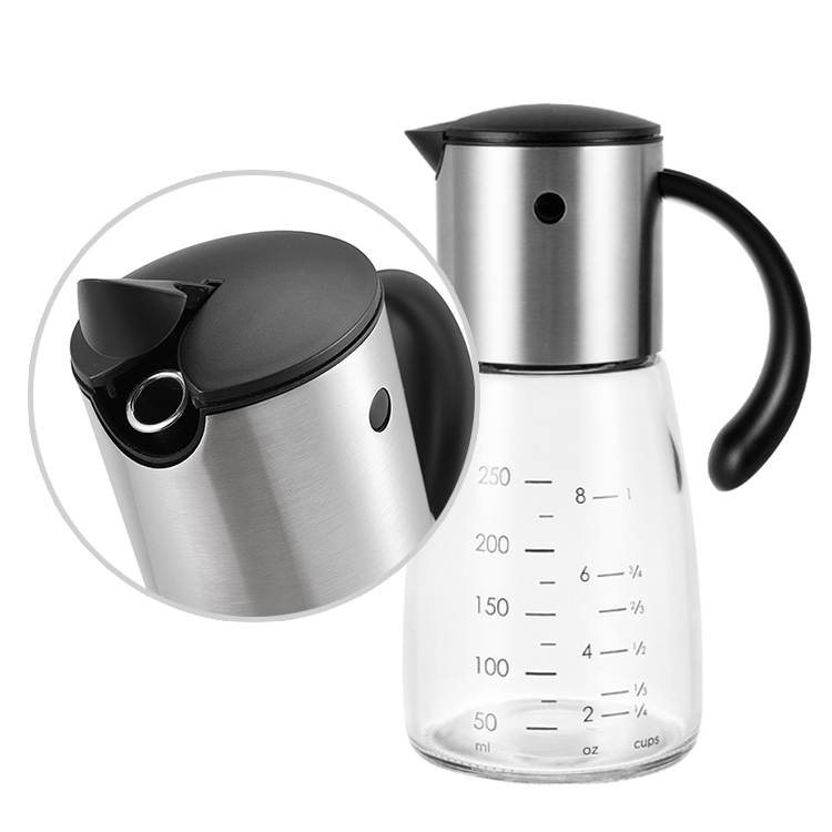 Custom Gravity Olive Oil Dispenser Dispenser with Drip Free Spout 3