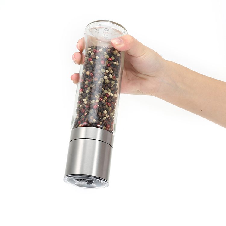 ODM Large Capacity Salt and Pepper Grinder with Dual Use Shaker Lid 5