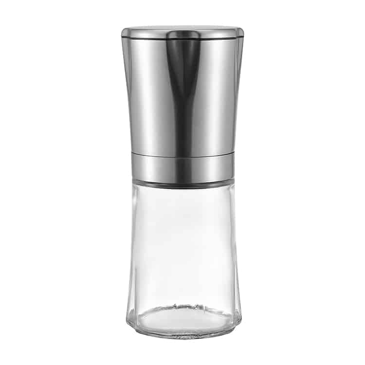 ODM Stainless Steel Manual Salt and Pepper Grinder with Petal Design 3