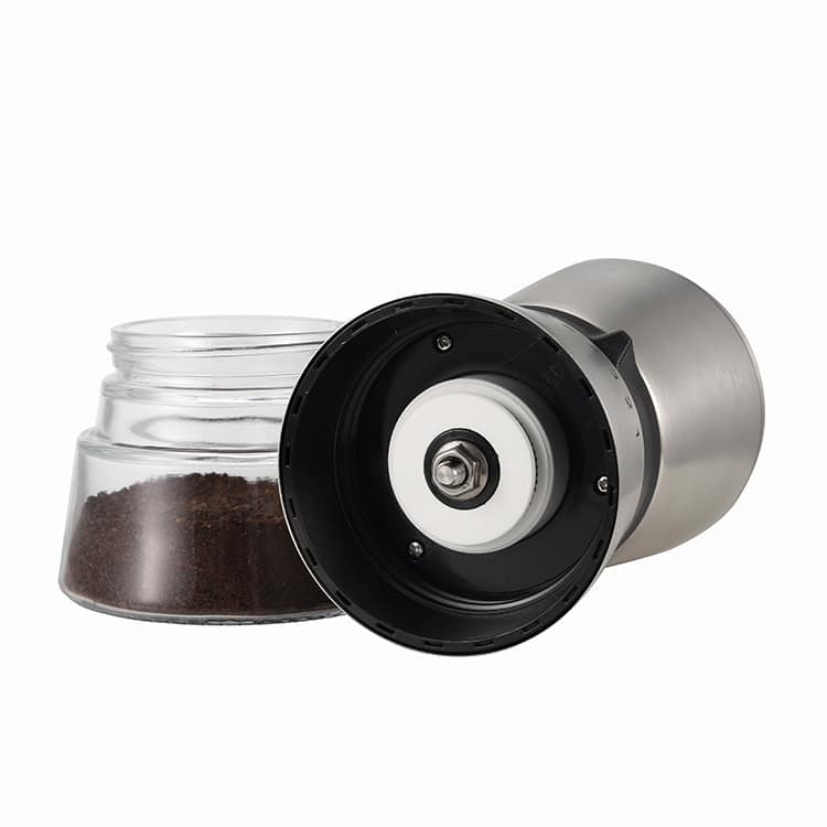 Custom Manual Coffee Grinder with External 8 Level Adjustment and Ceramic Burr 3 1