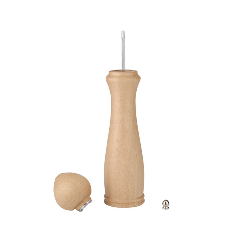Custom Retro Wooden Pepper Grinder with HV1700 Ceramic Core 2 1