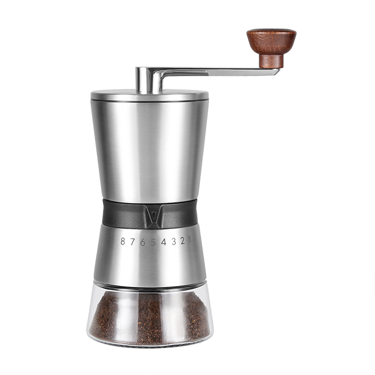 ODM All in One Manual Coffee Grinder Set with Bean Storage Containers 3