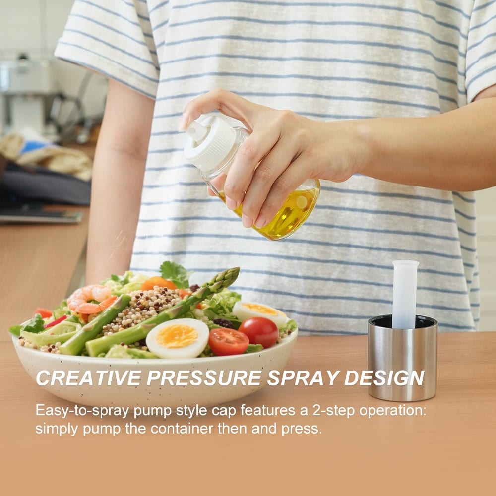ODM Portable Pump Olive Oil Sprayer with Stainless Steel Cap 5 1