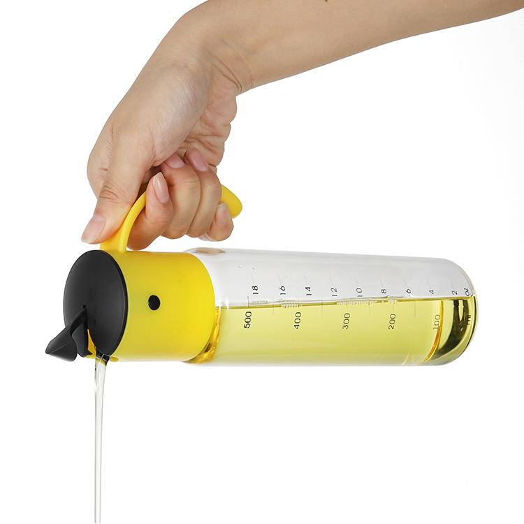 Custom 500ml Gravity Oil Vinegar Dispenser with Triple Measurement Markings 5 1