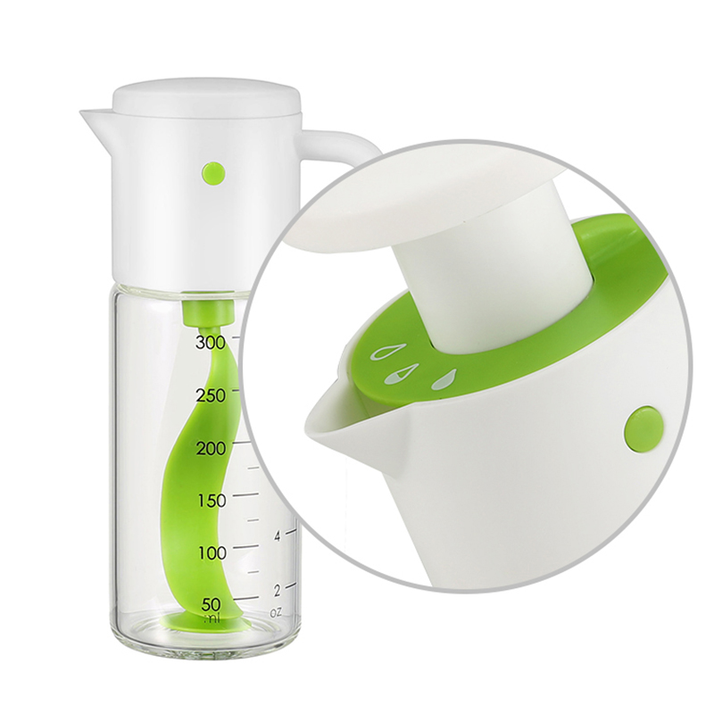 Custom IF Award Oil Vinegar Dressing Mixer Bottle with Adjustable Flow Control 2 1