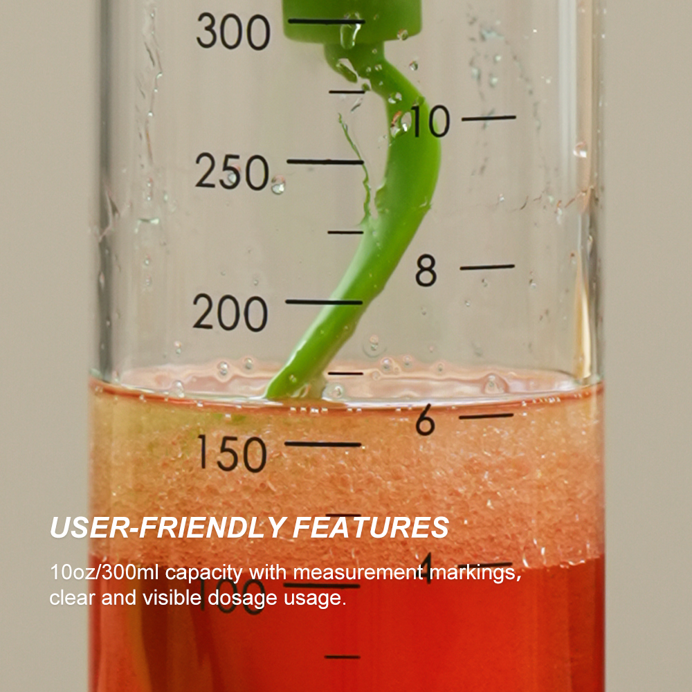 Custom IF Award Oil Vinegar Dressing Mixer Bottle with Adjustable Flow Control 4 1