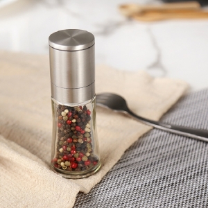 Custom Portable Stainless Steel Salt and Pepper Grinder 1