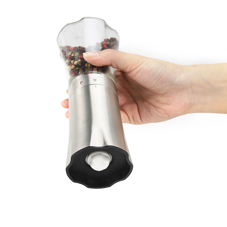 ODM Gravity Electric Salt and Pepper Grinder with Large 200ml Capacity 6 1
