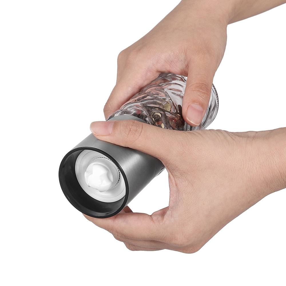 Custom 150ml Top Adjustment Salt and Pepper Grinder with Ceramic Burr 5