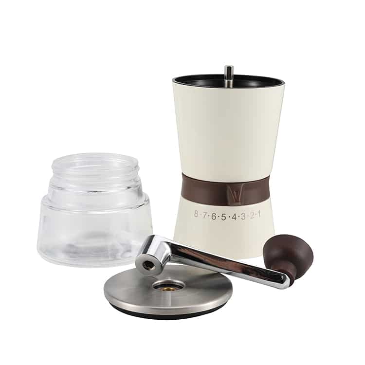 Custom Manual Coffee Grinder with 8 Level External Grind Adjustment 4 1