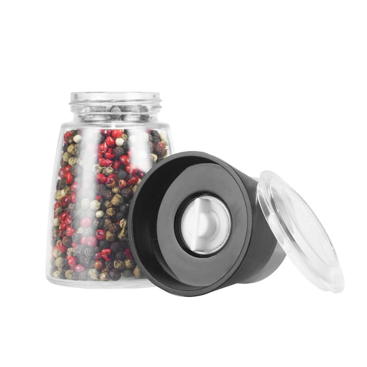 Custom Plastic Salt and Pepper Grinder with Adjustable Ceramic Burr 2