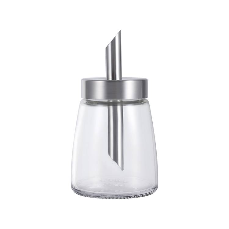 ODM 140ml Glass Sugar Dispenser with Precision Pour Spout 2 1