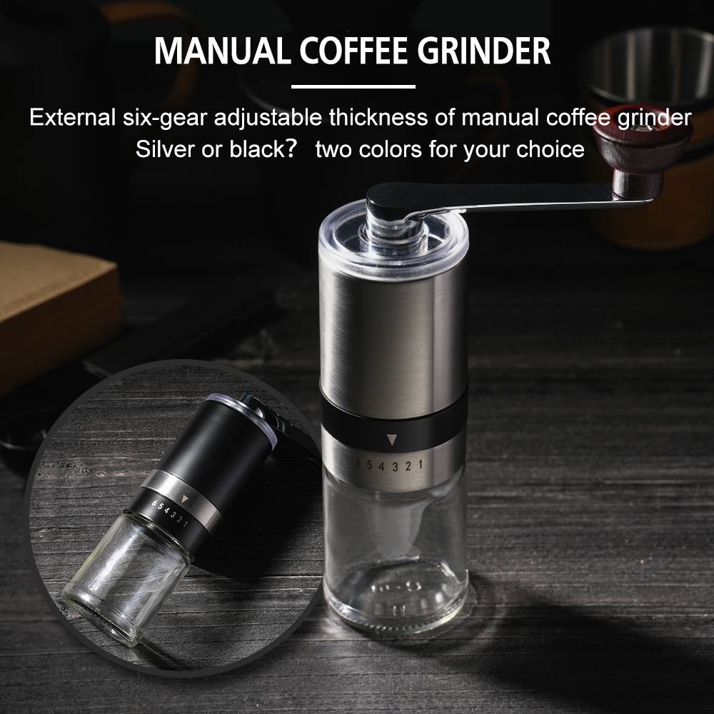 ODM All in One Portable Pour Over Coffee Set with Manual Coffee Grinder 4 1