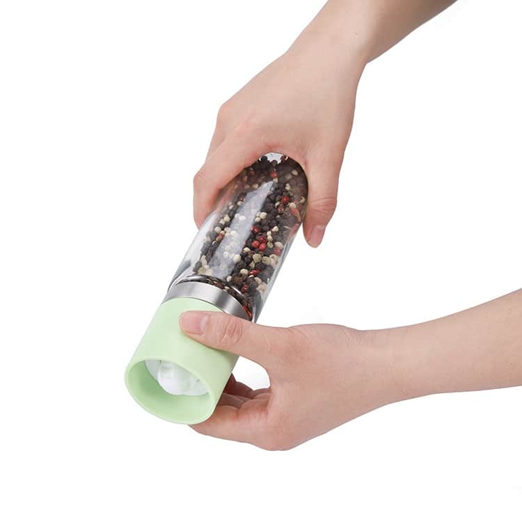 Custom Color 235ml Salt and Pepper Grinder with Adjustable Ceramic Burr 4