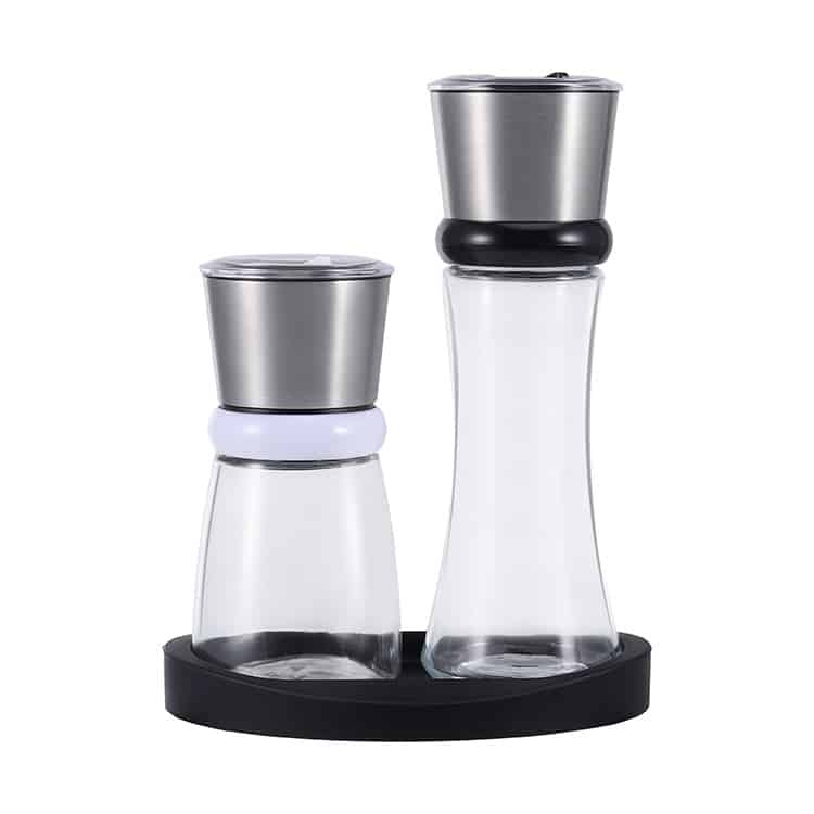OEM Stainless Steel Salt and Pepper Grinder Set for Kitchen and Restaurant Use 2